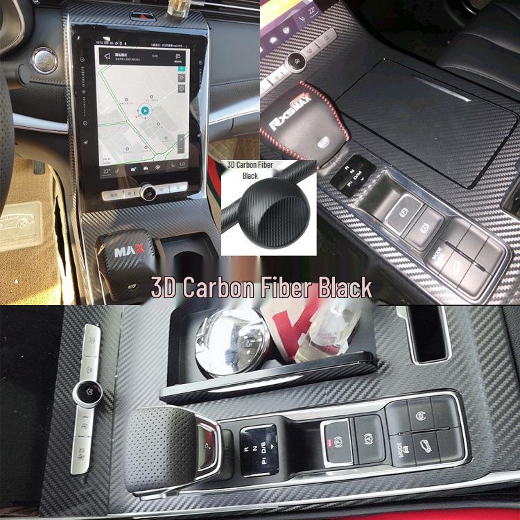 Roewe RX5 Max Carbon Fiber Interior Decorative Stickers for Console and Door Panels