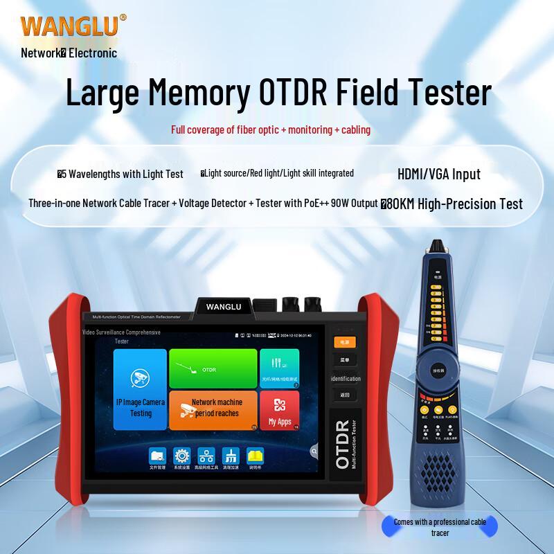 Wanglutong 8-inch Multi-function Network and Video Surveillance Tester