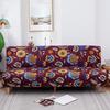 Universal Printed Sofa Cover for Armless Folding Sofas