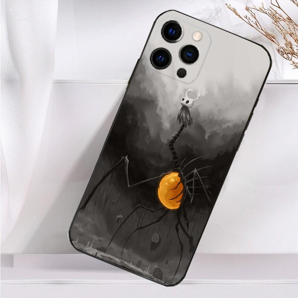 Game H-Hollow K-Knight Phone Case For iPhone 16,15,14,13,12,11 Plus,Pro Max,XS,X,XR,SE,Mini,8,7 Soft Silicone Black Cover