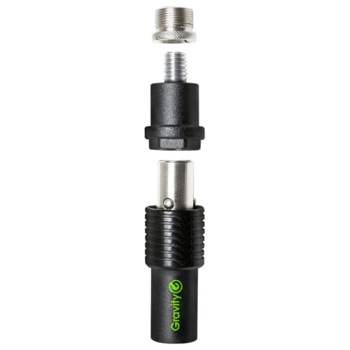 Gravity Microphone Stand Accessory One-Touch Adapter GMSQC1B Black