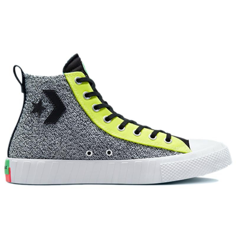 NBA X Converse Unt1tl3d Collaboration Casual and Comfortable High Top Espadrilles Unisex Grey Colour