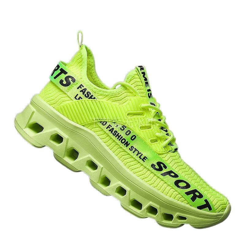 Fashion Men's Running Shoes Breathable Lightweight Height Increase Non Slip Comfortable Outdoor Sports Sneakers for Men Tenis Masculino