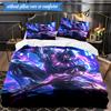 3PCS Panther In Action Bedding Set,Including 1pc Duvet Cover And 2pcs Pillowcases Perfect for Bedroom, Dormitory, Fan Christmas Gift