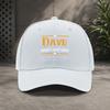 Dave Fun Print Adjustable Baseball Cap Lightweight Unisex Duckbill Hat For Casual Sports Parties Thanksgiving Graduation