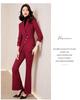 Women's High-End Red Blazer Suit - Casual, Professional, Celebrity Style for Autumn/Spring