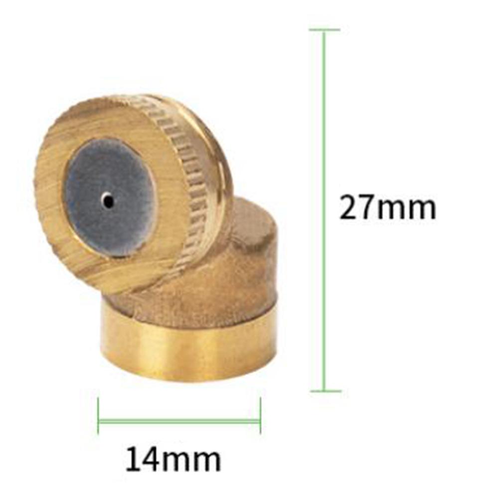 Fine Mist Production Brass Misting Nozzle Robust Design Versatile Applications Effective Cooling For Agricultural Use