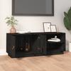 Vidaxl TV Cabinet, Black, 105X34X40 Cm, Solid Pine Wood