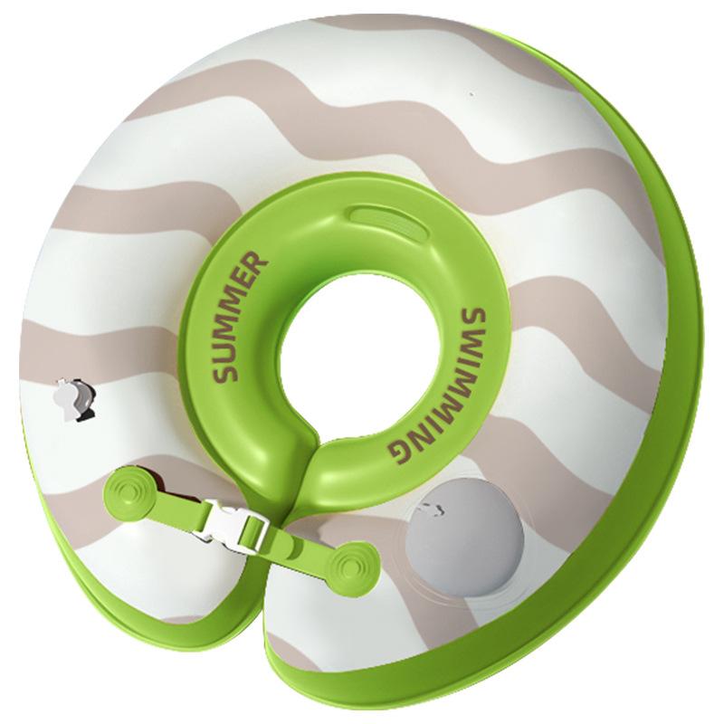 

Новорожденный Плавающий Детский Круг Новая Пресс Надувной Экологичный Материал ПВХ зелёный