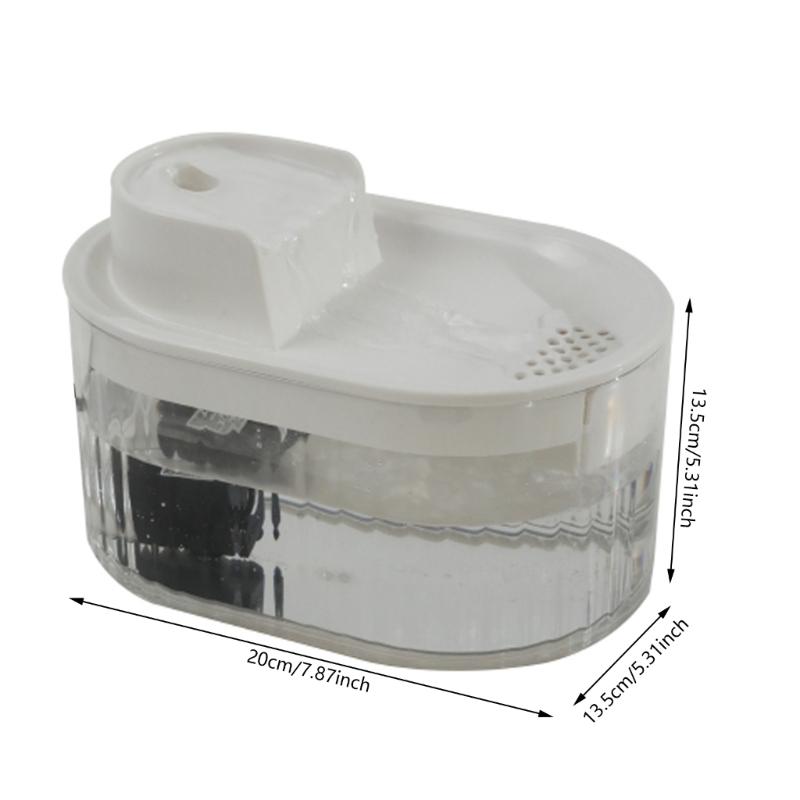 Cats Water Fountain Automatic Dogs Pet Drinking Mute Water Dispenser Large Capacity Quiet Automatic Fountain