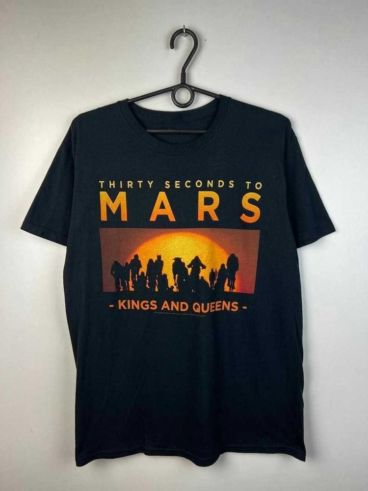 Thirty Seconds To Mars and King And Queens Black Shirt gift for fan BL418 Unisex T-Shirt S