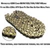 Motorcycle 428H Chain 88/94/102L/104L/108/112/116/118/126/140 Links Fit for 50cc-250cc ATV Quad Pit Dirt Bike Go Kart Metal Part