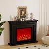 European-Style Customizable Decorative Fireplace Cabinet with Electronic Flame Insert