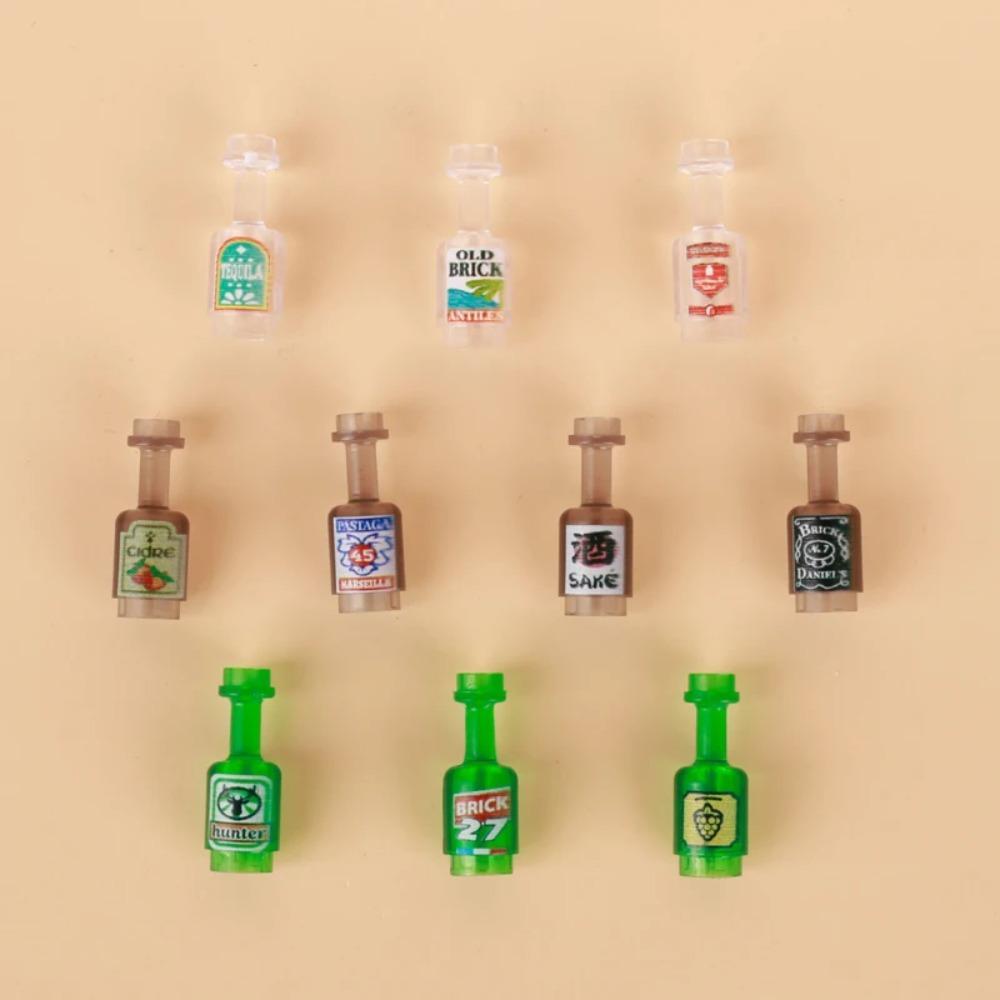 Food Printed Tiles Passport Plane Ticket Building Blocks Sushi Pizza Sound Compass Map Milk Juice Sauce Dessert Bricks Toy