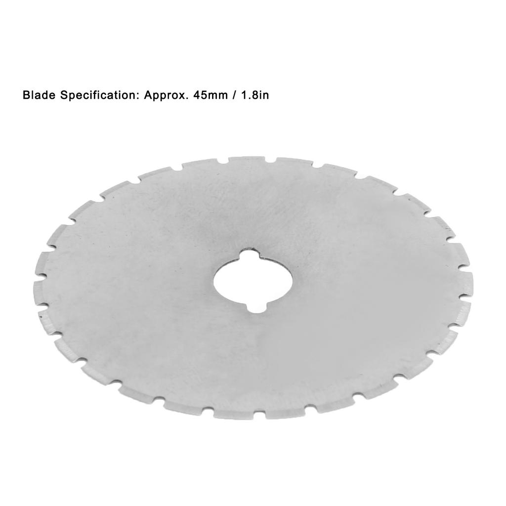 5Pcs Cloth Cutting Knife Blade Paper Cloth Hob Rolling Cutter Tailor Sewing Supplies 45mm