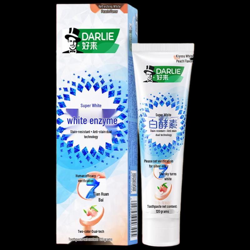 Darlie White Enzyme Peach Whitening Toothpaste