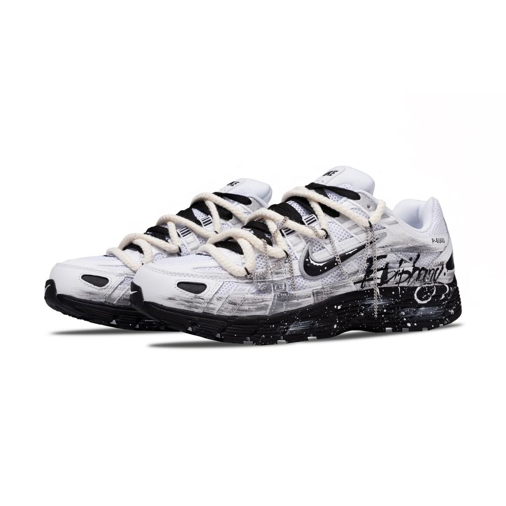 Nike P 6000 Low top Running Shoes Men's Black CD6404-107(team968-)
