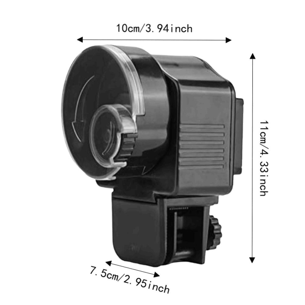 Reusable Design Fish Food Dispenser Compact Size Electric Fish Feeder  For Goldfish