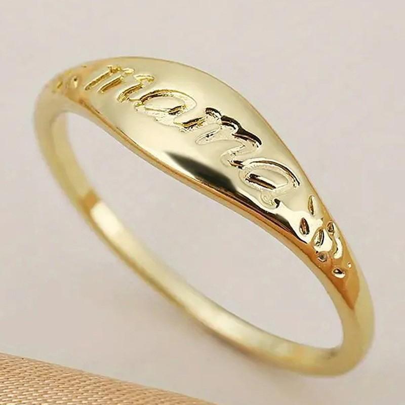 Anello Esclusivo e Minimalista per la Mamma Anello Semplice e di Nicchia a Fiore