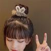 Autumn and Winter Rabbit Ears Fluffy Hair Ring Tied Hair Female Hair Head Rope