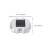 Solar Road Anti-Pressure Waterproof Buried Light Blue LED Lamp Outdoor Yard Lamp for Driveway Path Walkway Garden