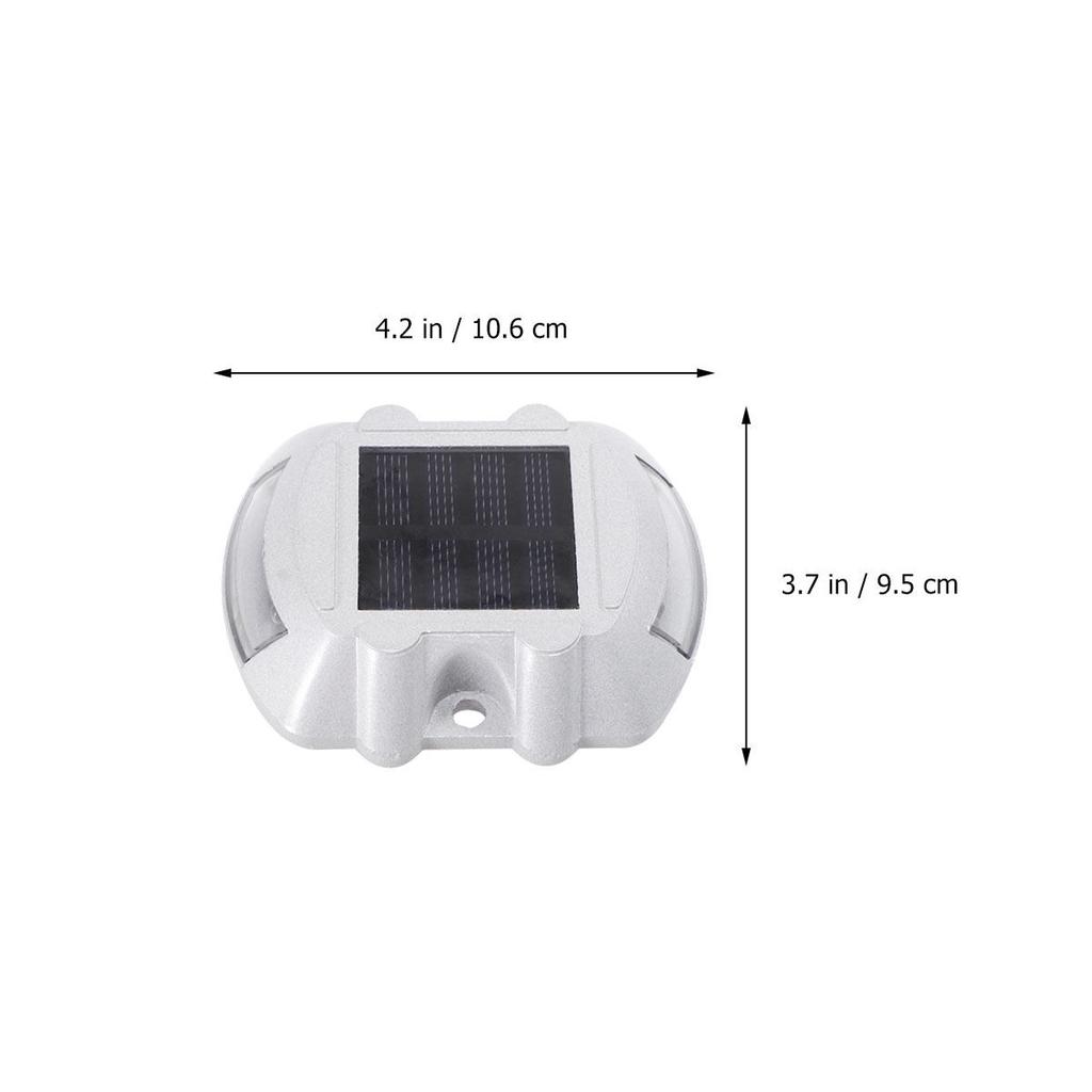 Solar Road Anti-Pressure Waterproof Buried Light Blue LED Lamp Outdoor Yard Lamp for Driveway Path Walkway Garden