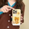 Cute and Easy Bear Is Suitable for Oppo Xiaomi 14/15 Redmi K80vivos30 All-inclusive Anti-drop Mobile Phone Case.