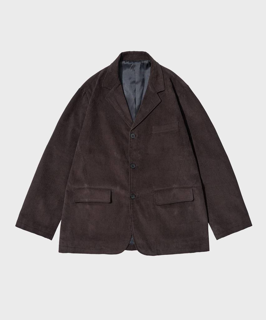 Ty Office Casual Corduroy Jacket, Dark Brown