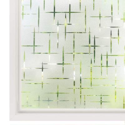 Milchglas-Fenster-Sichtschutzfolie, Glasaufkleber, kein Kleber, rückstandsfrei, UV-Schutz, Fensterabdeckung, statisch haftender Aufkleber