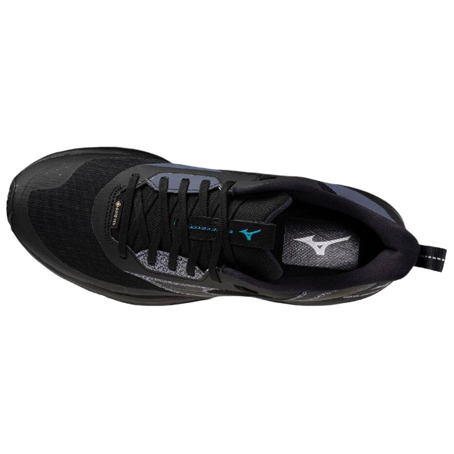 Mizuno Wave Rider Gtx 3 Fashion Comfortable Waterproof Breathable Reflective Running Shoes Unisex Sneakers Black Blue J1GC257701