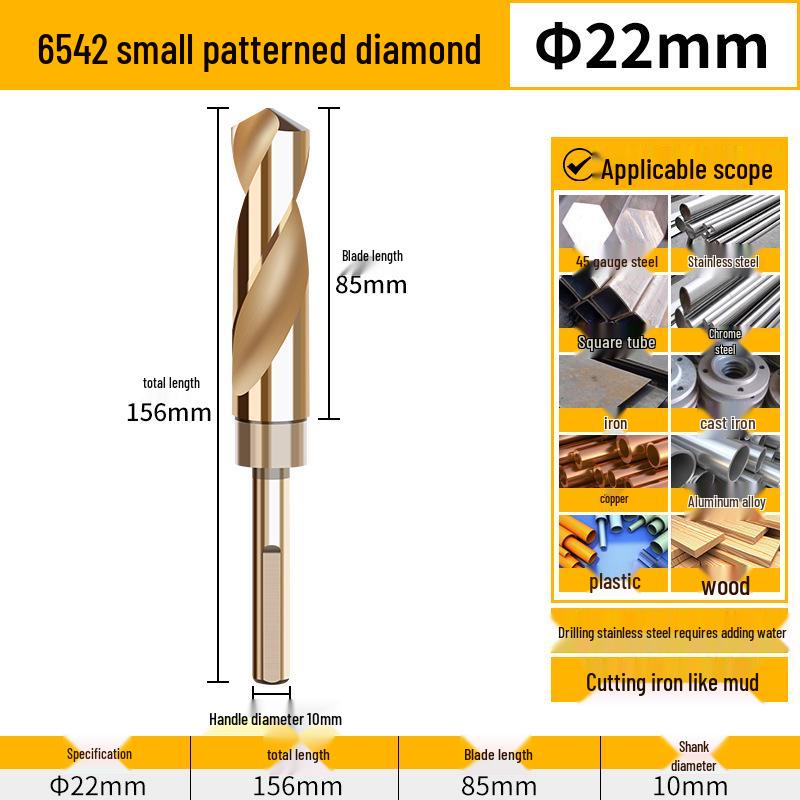 12mm High Hardness Twist Drill Bit Set for Iron, Stainless Steel, and Woodworking