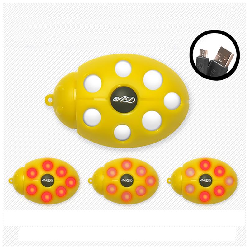 

Перезаряжаемый светодиодный стробоскопический задний фонарь для шлемов, велосипедов и ночных пробежек - Водонепроницаемый и яркий сигнальный свет