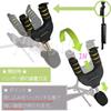 MusicaJP Guitar & Bass Stand, Auto-Locking, Hanging, Foldable, Anti-Tip (Black & Yellow)