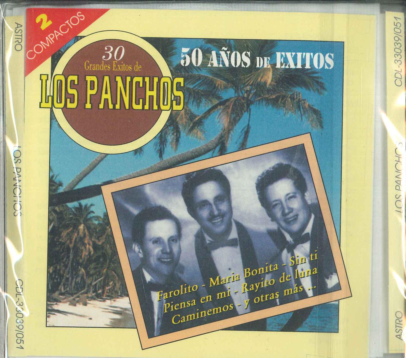 

CD TRIO LOS PANCHOS - 50 Años De Exitos CDL33039051 Astro 1998 Spain Latin Used