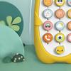Baby Phone Toys Early Educational Simulation Music Telephone Toy for 1 to 3 Years Old Toddlers Yellow
