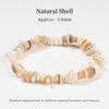 JD Natural Crystal Stone Seven Chakra Irregular Energy Bracelet Women Men Healing Amethyst Fluorite Chip Strand Bracelet Gift