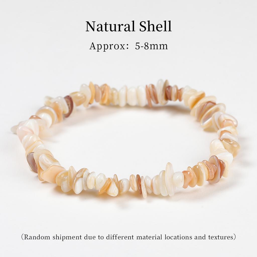 JD Natural Crystal Stone Seven Chakra Irregular Energy Bracelet Women Men Healing Amethyst Fluorite Chip Strand Bracelet Gift