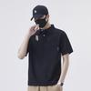 New Loose Polo Shirt for Men In Summer Lapel Embroidered Print T-shirt for Men