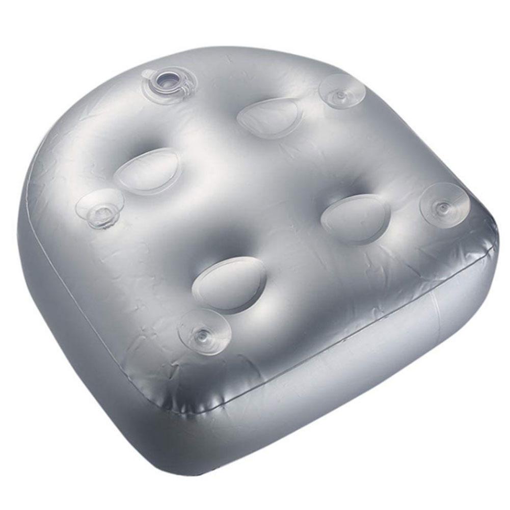 Hot Tub Bath Spa Booster Seat Mat Pad Inflatable Chair Cushion with Suction Cup
