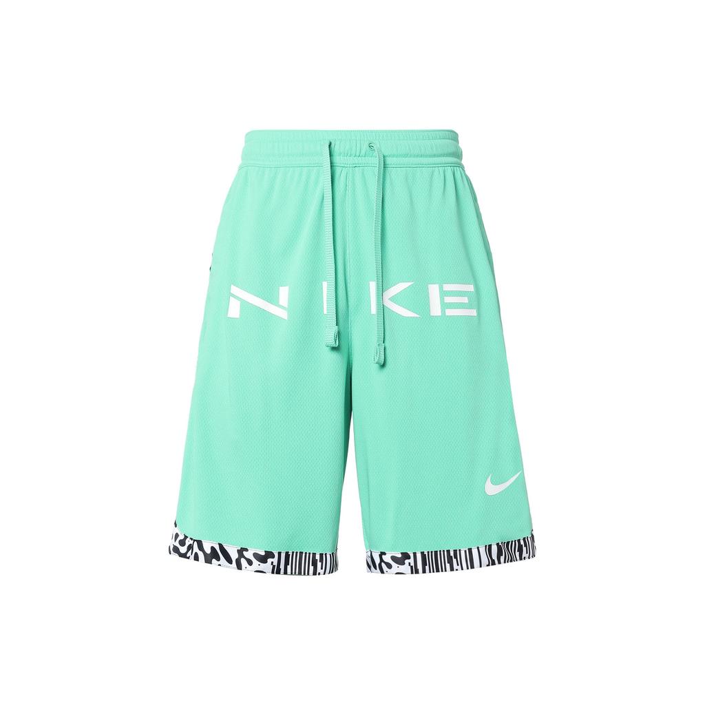Nike SS23 Dri-Fit Dna Letter Logo Print Drawstring Loose Breathable Straight Basketball Pants Men Bottoms Light-Mint-Green FJ7229-369
