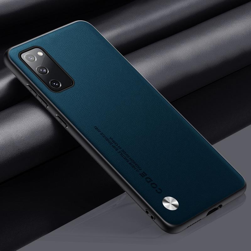 Luxusní PU kožené pouzdro pro Samsung Galaxy S20 FE S20 Plus Matný kryt silikonové ochranné pouzdro na telefon Samsung S20 Ultra Coque