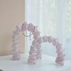 Arco de Vidro Geométrico Criativo Tubo Irregular Vidro Semicircular Artesanato Figuras Decorativas Acessórios de Decoração para Casa