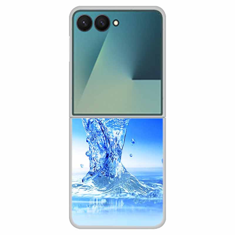 Phone Case For Samsung Galaxy Z Flip 7 5G Case ZFlip 7 Funda 6.9" Clear Plastic / PC Hard Coque For Samsung Galaxy Z Flip7 Cases