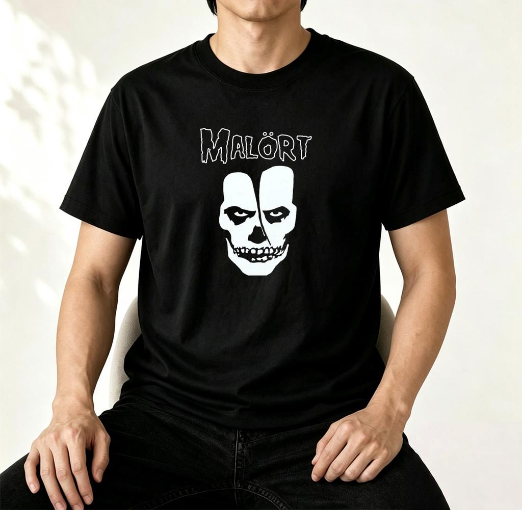 All Series Misfits Rock Band Graphic T Shirts Unisex Horror Punk Vintage Skull Print Tee Full Collection Music Fan Casual Tee