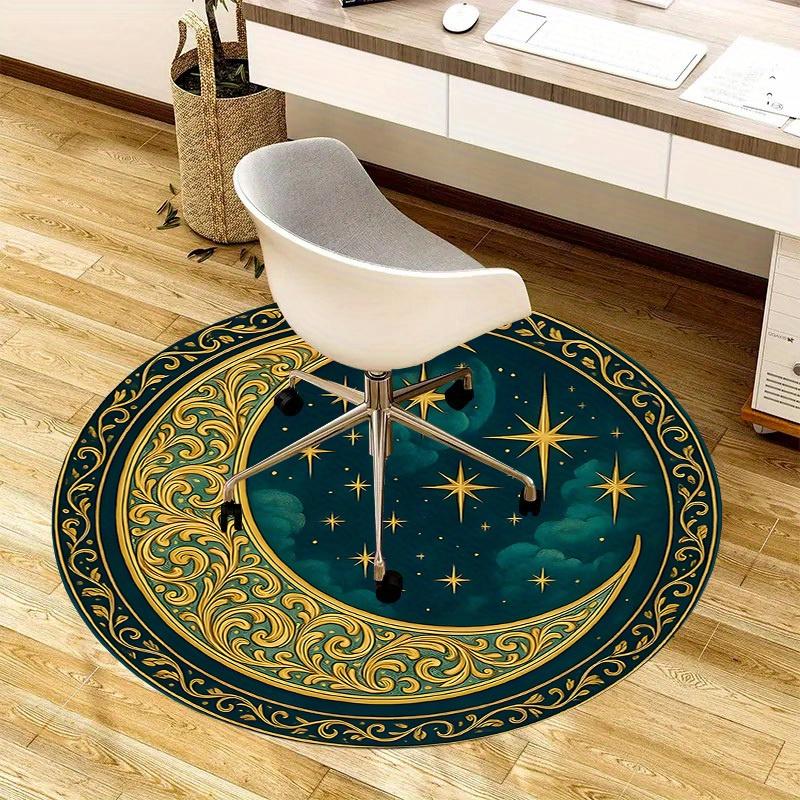 1pc Multi Surface Chair Mats Celestial Ornament Perfect for Decorating Office Chairs, Living Rooms, Or Bedrooms.dt079