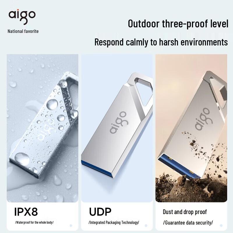 Aigo U315 64GB USB 3.2 Gen 1 Metal Flash Drive