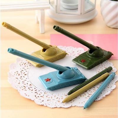 10pcs Tank Shaped Neutral Pen Student Pen Creative Table Pen Ornament Office Neutral Pen