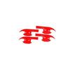 Exterior Side Door Bowl Frame Cover 4PCS For Hyundai Elantra 21- Bright Red