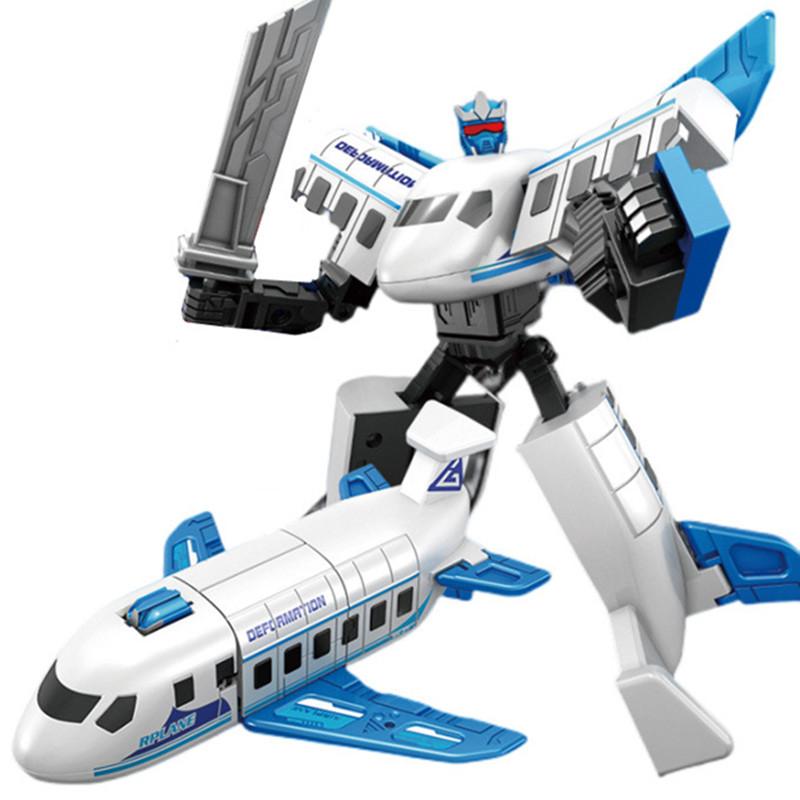 Transformation Anime Toy Robot Car Action Figures Model Plastic Kids Gifts Boys Juguetes
