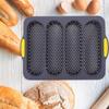 Nonstick Silicone Loaf Pan Easy Clean Bake Mold Useful Baking Pan Tray  Hot Dog Buns
